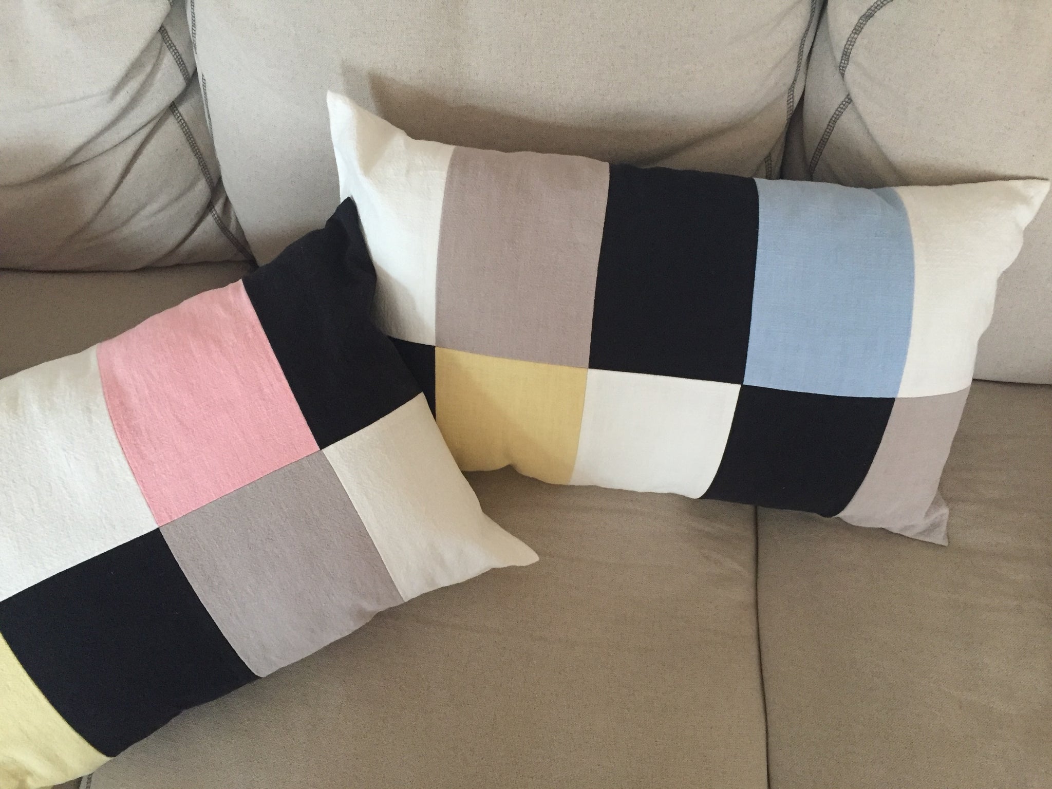 CUSHION COVER COUPLE pastell