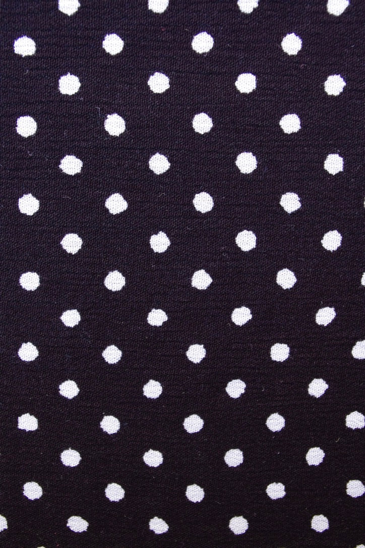 SWAN DRESS classic dots black