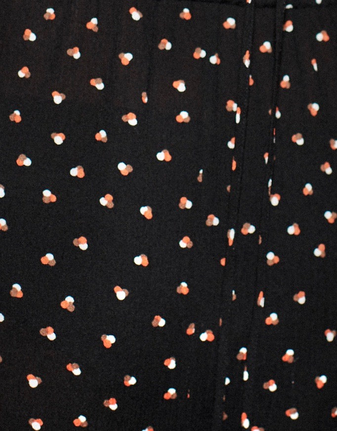 FERÁ SUMMER DRESS tripple dots black