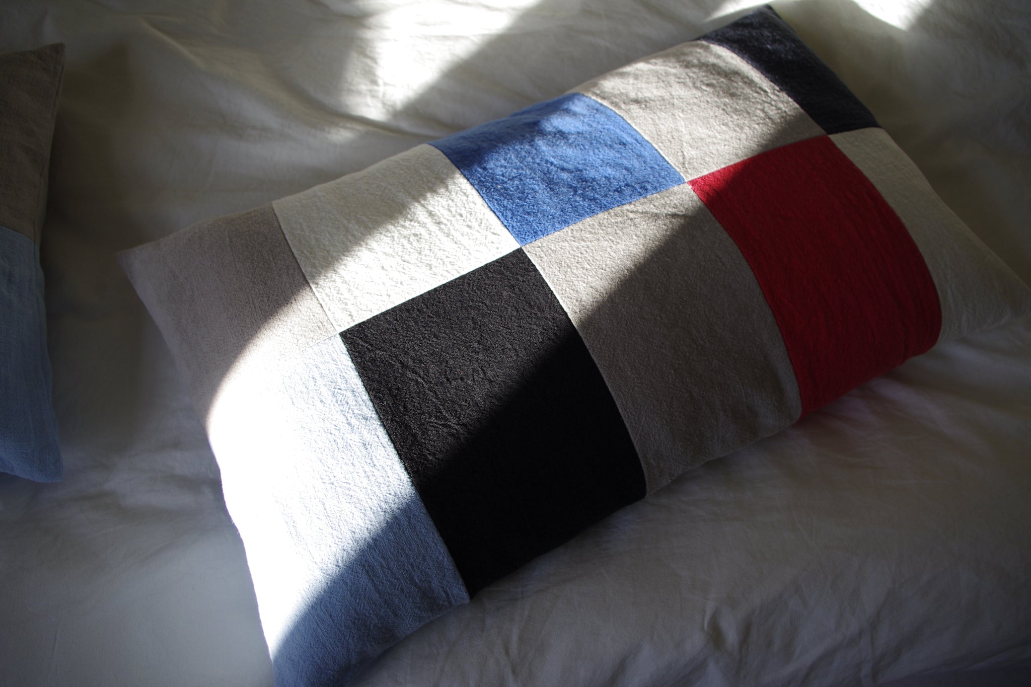 CUSHION COVER blue red no.3
